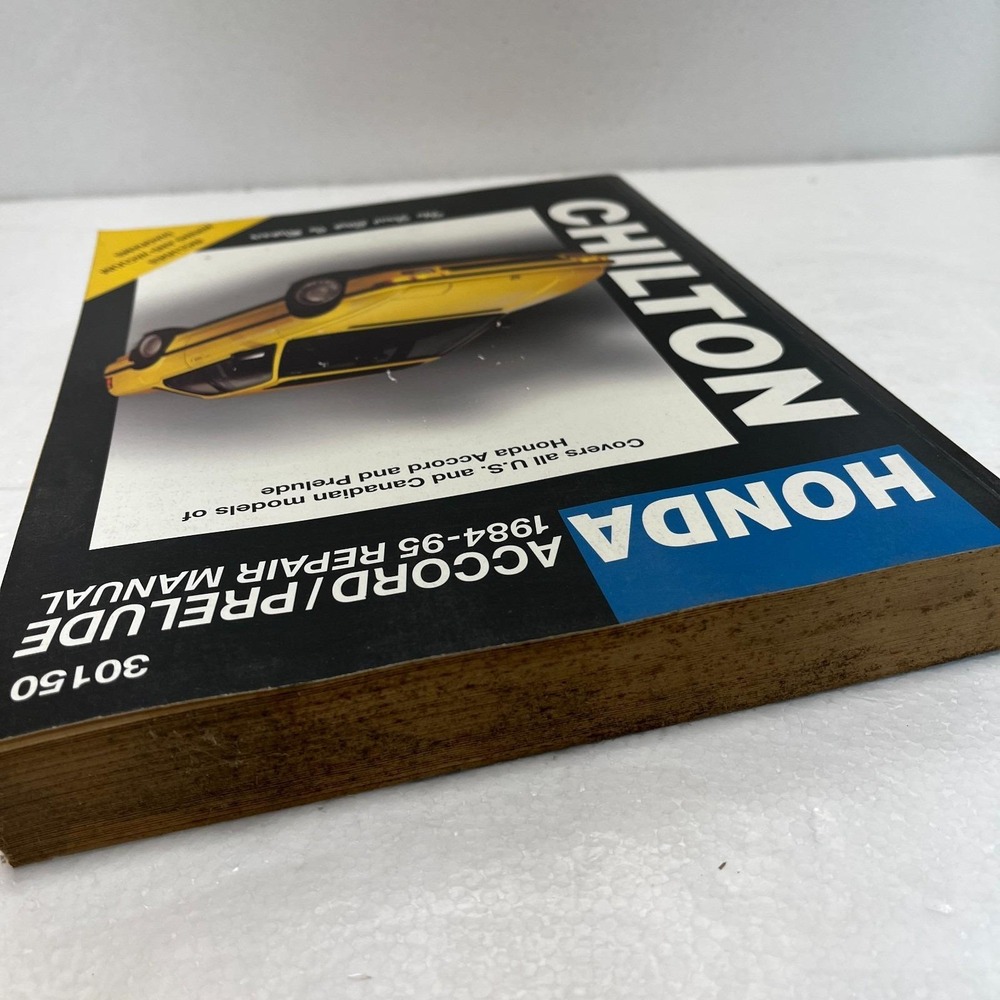 Chilton Repair Manual Honda Accord Prelude‎ Care Shop Manual 30150 1984 to 1995 - Picture 4 of 8